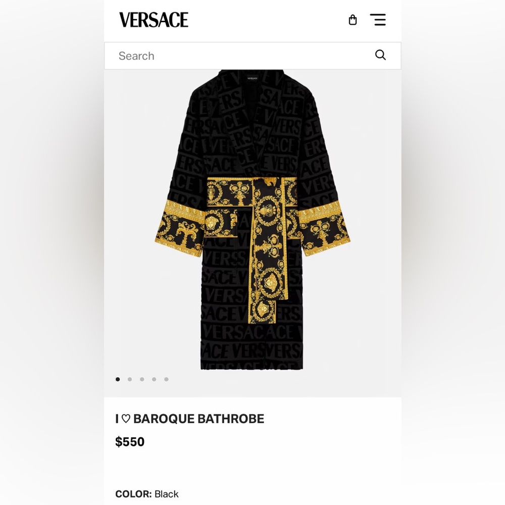 Versace Baroque Bathrobe(New with original box)